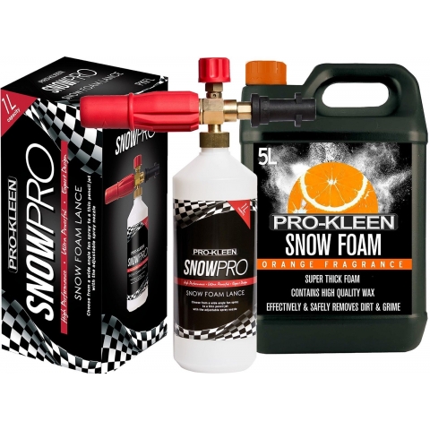 Snow Foam Lance with 5L Orange Snow Foam