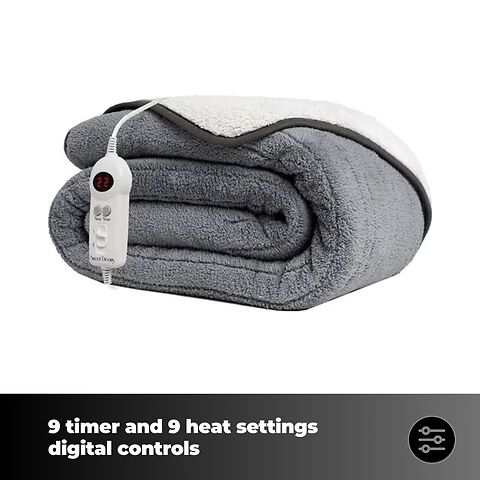 9 timer settings and 9 heat settings digital controls