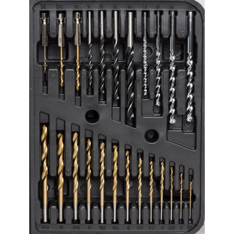 MYLEK 118 Piece Drill Bit Set for Li-ion Drills